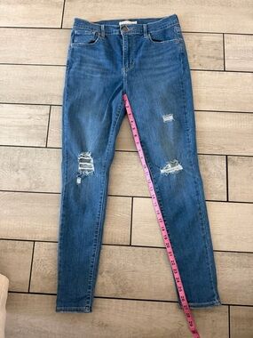 Levi's Blue Ripped Skinny Jeans